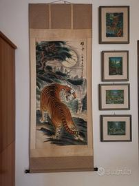 quadro cinese in carta 