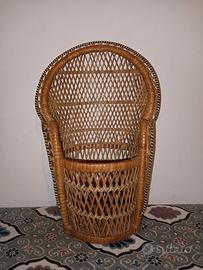cesto vimini vintage 