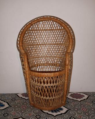 cesto vimini vintage 