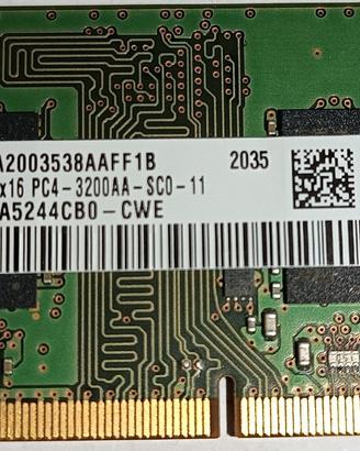 memoria per lap top