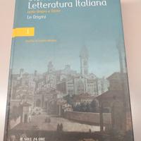 Libro "Storia della letteratura italiana"