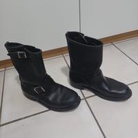 stivali biker USA walker tapper mis7 1/2 neri usat