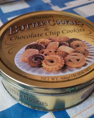 Lotto Scatole Latta Vintage Danish Butter Cookies