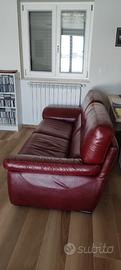 Divano in vera pelle