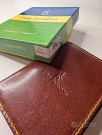 Portafoglio in pelle marrone By Luigi Benetton