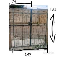 Cancello e cancelletto due ante