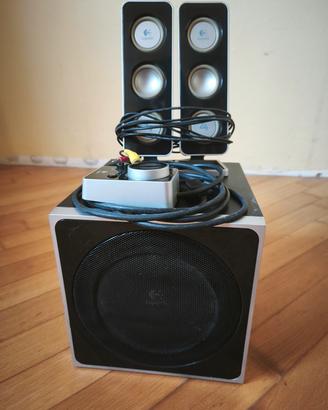 Subwoofer + 2 casse Logitech Z4 