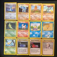Lotto carte pokemon set base