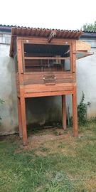 voliera per piccioni, pappagalli, merli o altro