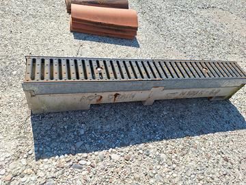 Canale di scolo Aco Drain con griglia in ghisa