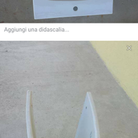 Lavabo hidra con semicolonna 65x50