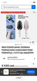 Powerbank a forma di chiave/portachiavi nuovo