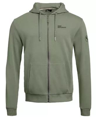 Felpa c/cappuccio e zip BMW Make Life A Ride Uomo