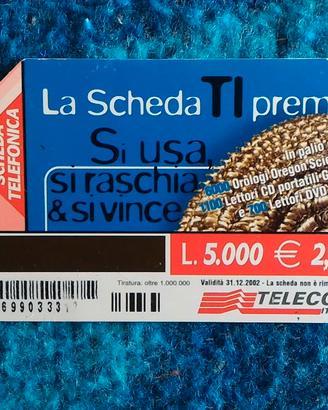 Scheda telefonica italiana La Scheda Ti premia