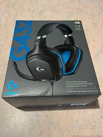 Headset Logitech G432 cuffie microfono