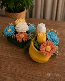 Candele bouquet cetrotavola