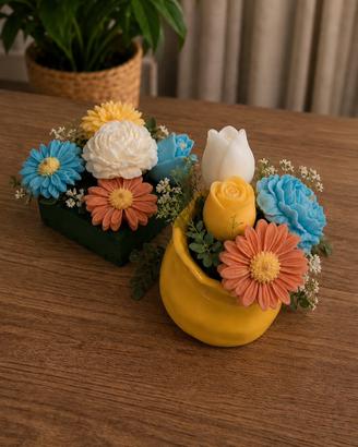 Candele bouquet cetrotavola