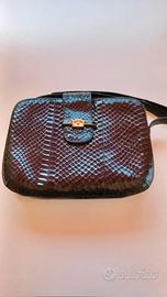 Borsa in vera pelle di pitone Vintage