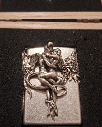 Zippo accendino angelo e demone