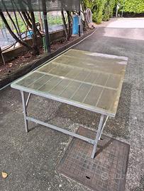 Tavolo da mercato in alluminio 
