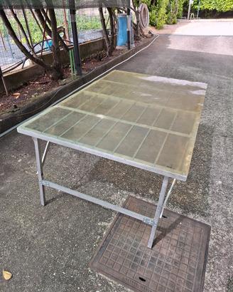 Tavolo da mercato in alluminio 