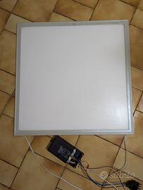 pannello led 60x60 luce biana con alimentatore