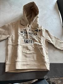 Felpa bambino beige Aeronautica militare tg.2 anni