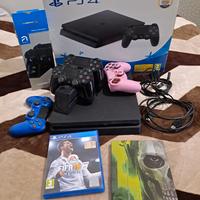 PS4 slim  1Tb + 4 joystick è caricatore 