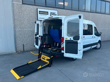 Ford Transit TRASPORTO DISABILI Tetto alto passo l