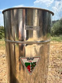 Fusti in acciaio inox alimentari 300lt e 100lt