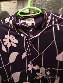 Camicia prugna  ARMANI COLLEZIONI seta 100%