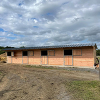 Costruzione box per cavalli interno ed esterno