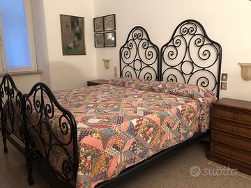 Letto in ferro battuto artigianale matrimoniale