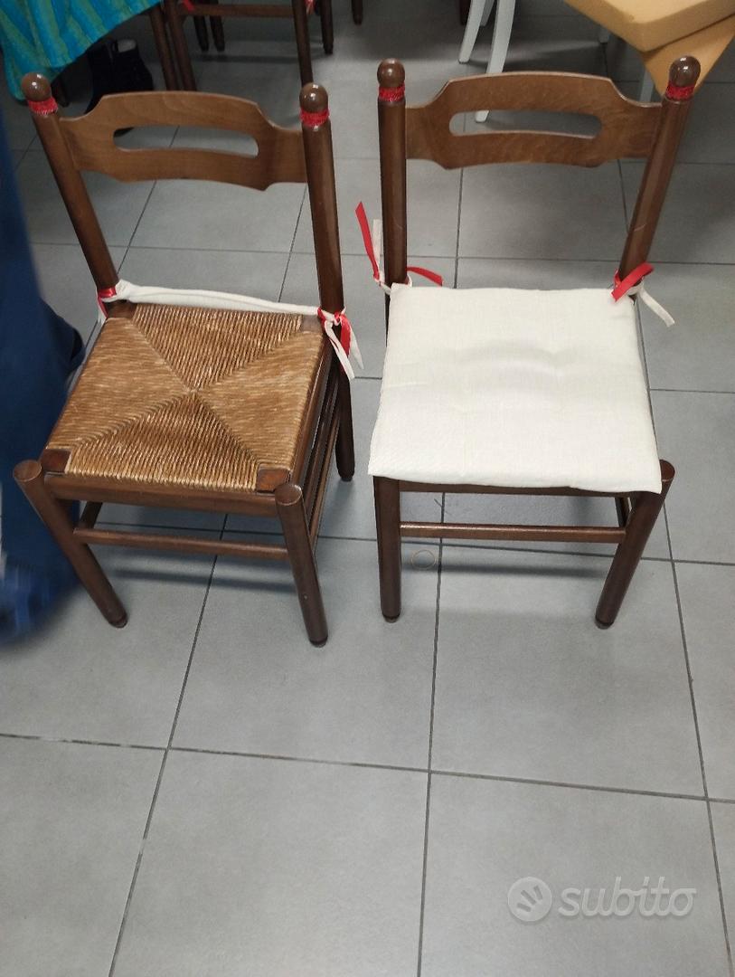 10 Sedie classiche seduta in paglia originale - Arredamento e Casalinghi In  vendita a Treviso