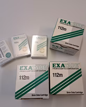 cassette exabyte per dati 8mm