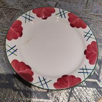 piatto d'epoca con pittura a mano Pordenone Galvan