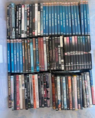 DVD di vario genere 2€ l’uno minimo in blocco da 5