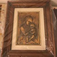 Quadro Vergine Maria con Gesù bambino