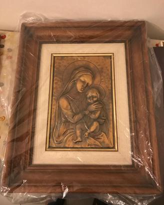 Quadro Vergine Maria con Gesù bambino