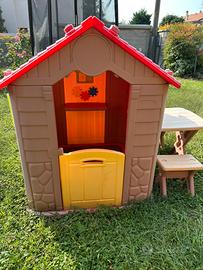 Casetta per giardino con tavolo e sedie-Little Tom