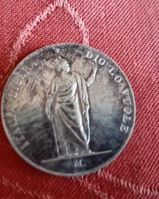 5 Lire 1848 - Governo Provvisorio di Lombardia