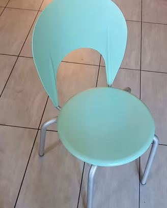 Sedia Frog design Carlo Bartoli x Ycami azzurra