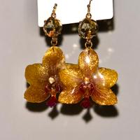 Orecchini reale Orchidea