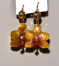 Orecchini reale Orchidea