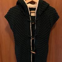 Maglione gilet Zara con cappuccio