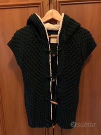 Maglione gilet Zara con cappuccio