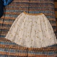 Gonna cerimonia bianca/oro tg. 12aa Petit Bateau 