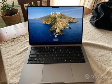 Apple macbook pro 14 ,M1Pro, 16gb ram, 512gb HD