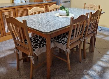 Tavolo da cucina con sedie - Arredamento e Casalinghi In vendita a