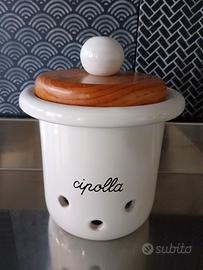 Barattolo ceramica Rometti